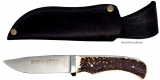 HUBERTUS Model COMPANION HALBINTEGRAL Hunting Knife Staghorn