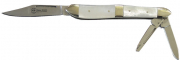 Klaas Messer Luxus Taschenmesser in Perlmutt  Mother of Pearl Rob Klaas 3 teilig
