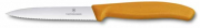 10 cm VICTORINOX Swiss Classic Messer Wellenschliff orange