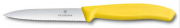 10 cm VICTORINOX Swiss Classic Messer Wellenschliff gelb