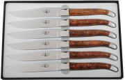 Thuja 6 Steakmesser Forge de Laguiole Klinge poliert brilliant